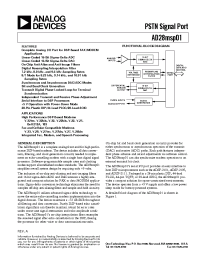 Datasheet AD28msp01KP производства Analog Devices
