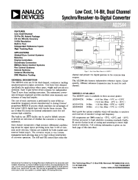 Datasheet AD2S44TMY8B производства Analog Devices