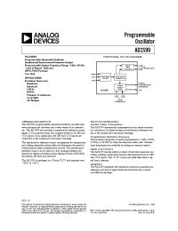 Datasheet AD2S99AP manufacturer Analog Devices