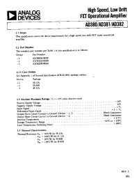 Datasheet AD382 manufacturer Analog Devices