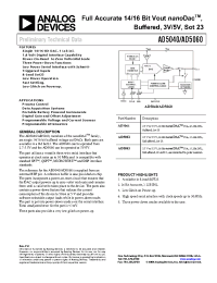 Datasheet AD5060 manufacturer Analog Devices