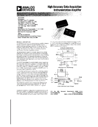 Datasheet AD522AD manufacturer Analog Devices