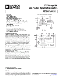 Datasheet AD5241-10 manufacturer Analog Devices