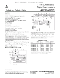 Datasheet AD5280 manufacturer Analog Devices