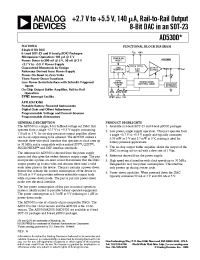 Datasheet AD5300 manufacturer Analog Devices