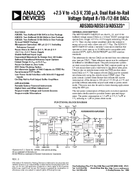 Datasheet AD5303BRU manufacturer Analog Devices