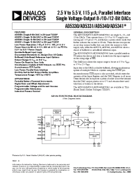Datasheet AD5331 manufacturer Analog Devices
