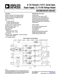 Datasheet AD5390BCPZ-31 manufacturer Analog Devices