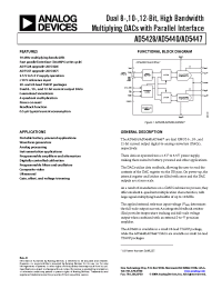 Datasheet AD5440YRU-REEL manufacturer Analog Devices