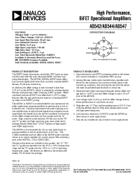 Datasheet AD544SH manufacturer Analog Devices