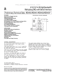 Datasheet AD5450YUJ-REEL manufacturer Analog Devices