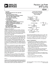 Datasheet AD548K/B manufacturer Analog Devices