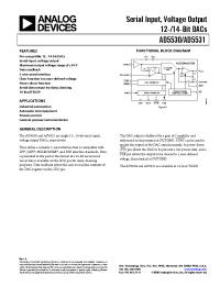 Datasheet AD5530BRU-REEL manufacturer Analog Devices