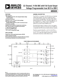 Datasheet AD5535ABCZ manufacturer Analog Devices
