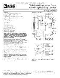 Datasheet AD5583YRU-REEL7 manufacturer Analog Devices
