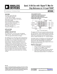 Datasheet AD5666ARUZ-2 manufacturer Analog Devices