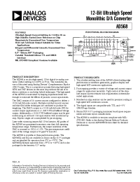 Datasheet AD568SQ производства Analog Devices