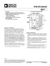 Datasheet AD571J manufacturer Analog Devices