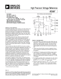 Datasheet AD588T manufacturer Analog Devices