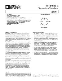 Datasheet AD590L manufacturer Analog Devices