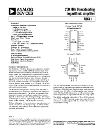 Datasheet AD641AN manufacturer Analog Devices