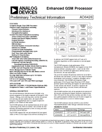 Datasheet AD6426XB manufacturer Analog Devices
