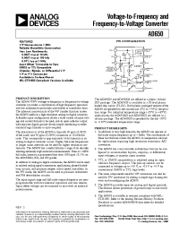 Datasheet AD650B manufacturer Analog Devices