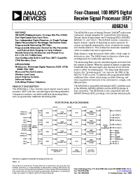 Datasheet AD6624AABC manufacturer Analog Devices