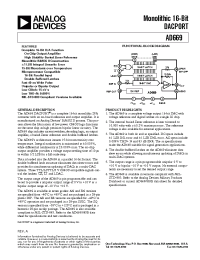 Datasheet AD669B manufacturer Analog Devices