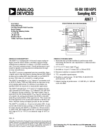 Datasheet AD677BD manufacturer Analog Devices