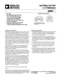 Datasheet AD680J manufacturer Analog Devices