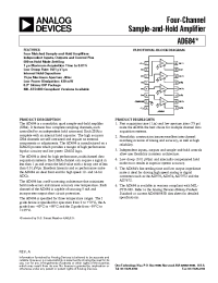 Datasheet AD684A manufacturer Analog Devices