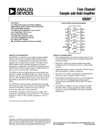 Datasheet AD684AQ manufacturer Analog Devices