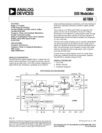 Datasheet AD7008P manufacturer Analog Devices