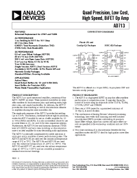 Datasheet AD713SCHIPS manufacturer Analog Devices