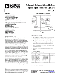 Datasheet AD7328BRUZ-REEL7 manufacturer Analog Devices