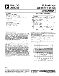 Datasheet AD7396AR manufacturer Analog Devices