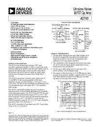 Datasheet AD743 manufacturer Analog Devices