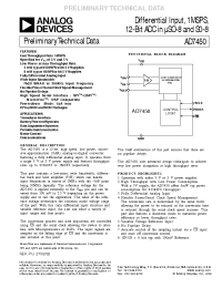 Datasheet AD7450AR manufacturer Analog Devices