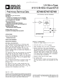 Datasheet AD7466BRM manufacturer Analog Devices