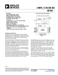 Datasheet AD7482AST производства Analog Devices