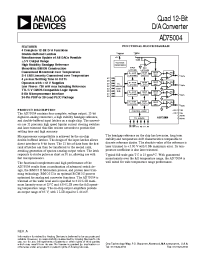 Datasheet AD75004 manufacturer Analog Devices