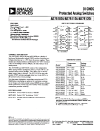Datasheet AD7511DIKP manufacturer Analog Devices