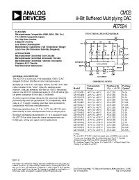 Datasheet AD7524UE manufacturer Analog Devices