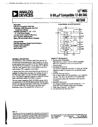 Datasheet AD7548JN manufacturer Analog Devices