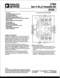 Datasheet AD7549J manufacturer Analog Devices