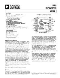 Datasheet AD766D/883B manufacturer Analog Devices