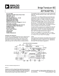 Datasheet AD7730BRU производства Analog Devices