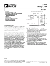 Datasheet AD7769J manufacturer Analog Devices