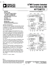 Datasheet AD7775 manufacturer Analog Devices